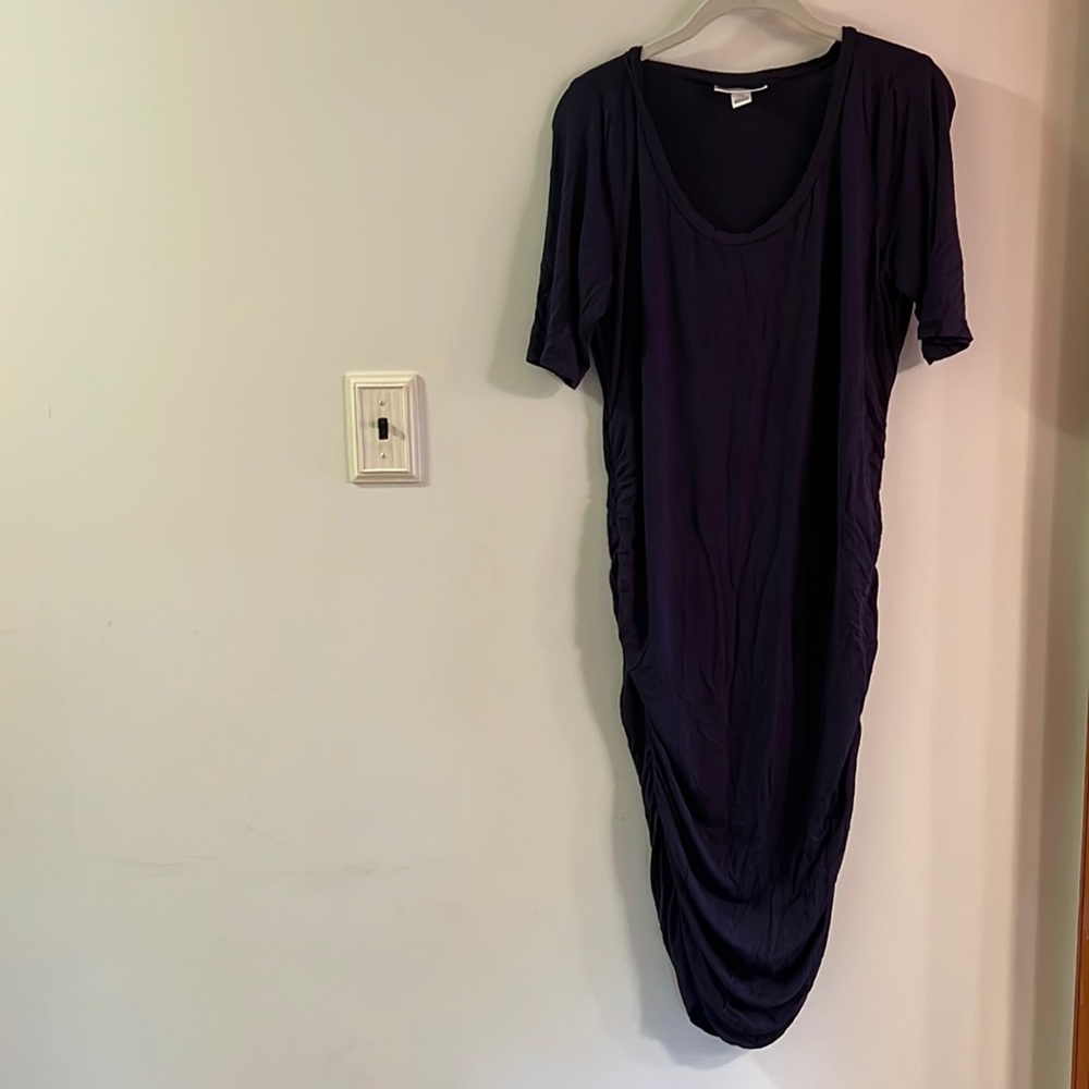Motherhood Maternity dress blue